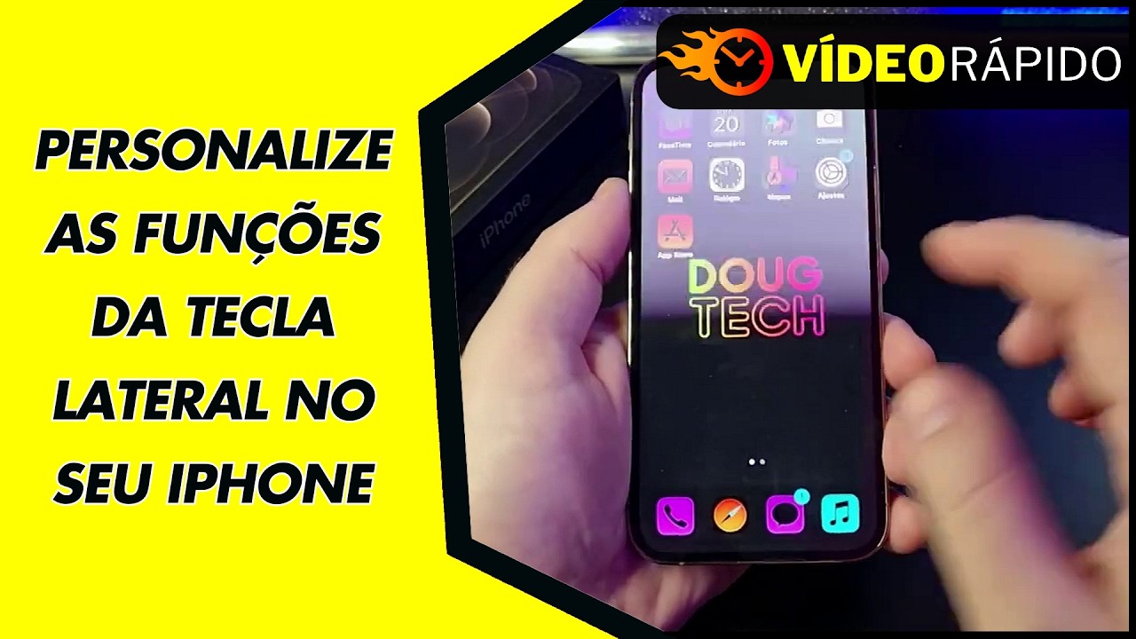 PERSONALIZE AS FUNÇÕES DA TECLA LATERAL NO SEU IPHONE