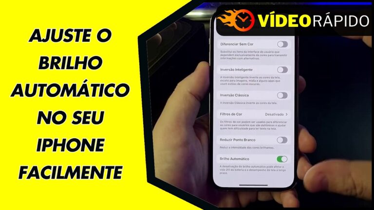 AJUSTE O BRILHO AUTOMÁTICO NO SEU IPHONE FACILMENTE