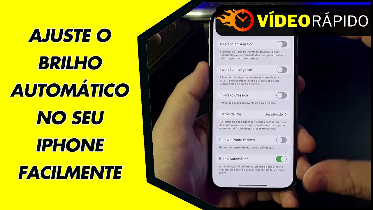 AJUSTE O BRILHO AUTOMÁTICO NO SEU IPHONE FACILMENTE