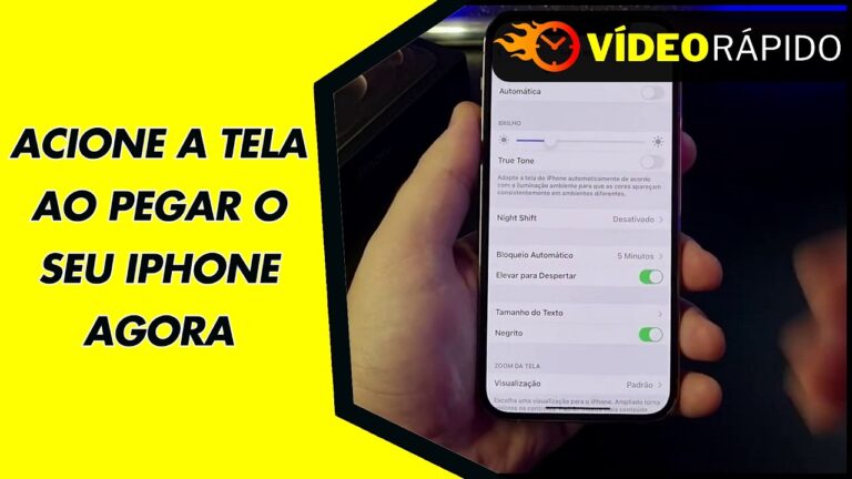 ACIONE A TELA AO PEGAR O SEU IPHONE AGORA