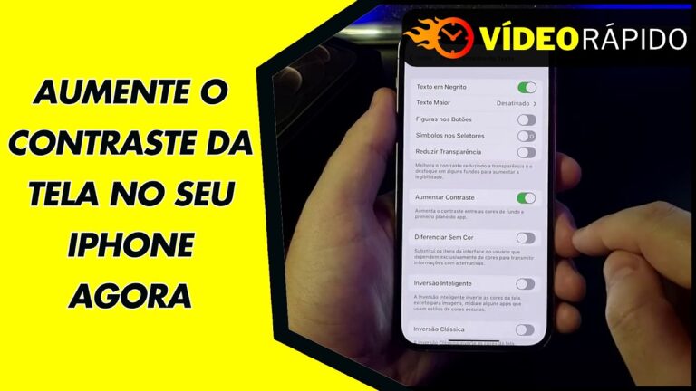 AUMENTE O CONTRASTE DA TELA NO SEU IPHONE AGORA