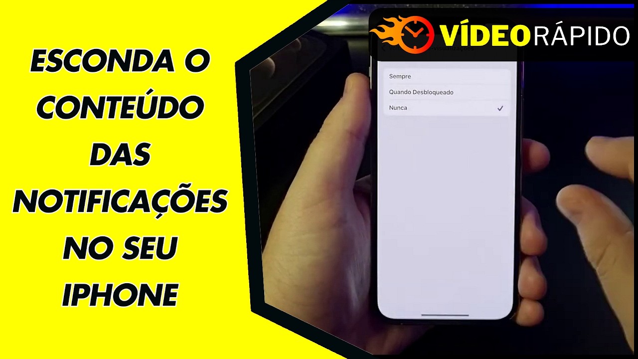 ESCONDA O CONTEÚDO DAS NOTIFICAÇÕES NO SEU IPHONE
