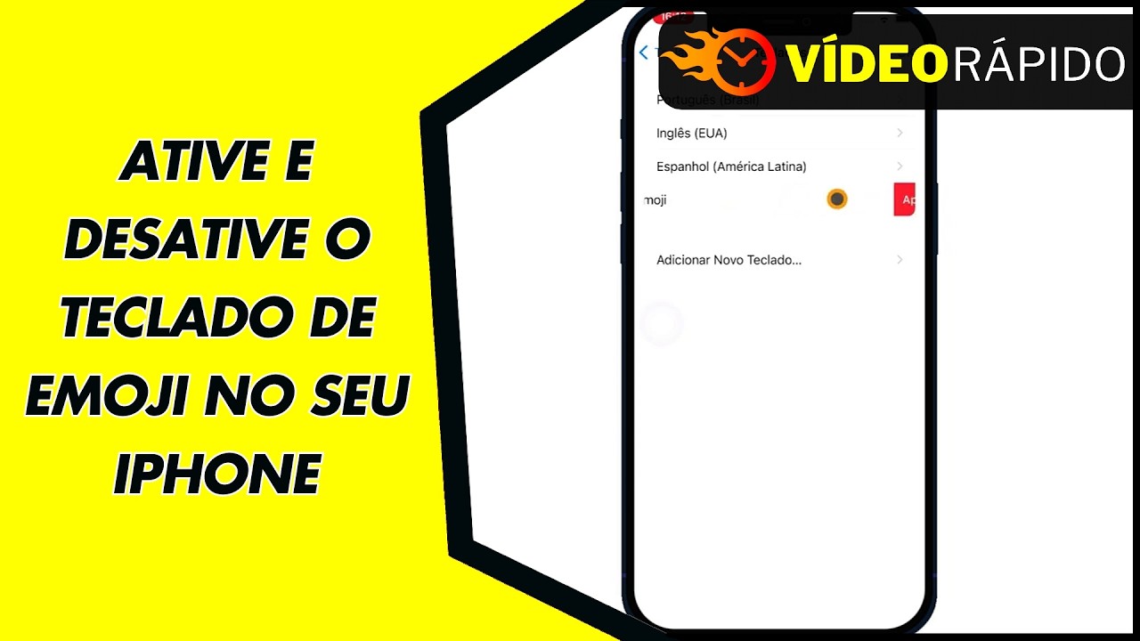 ATIVE E DESATIVE O TECLADO DE EMOJI NO SEU IPHONE