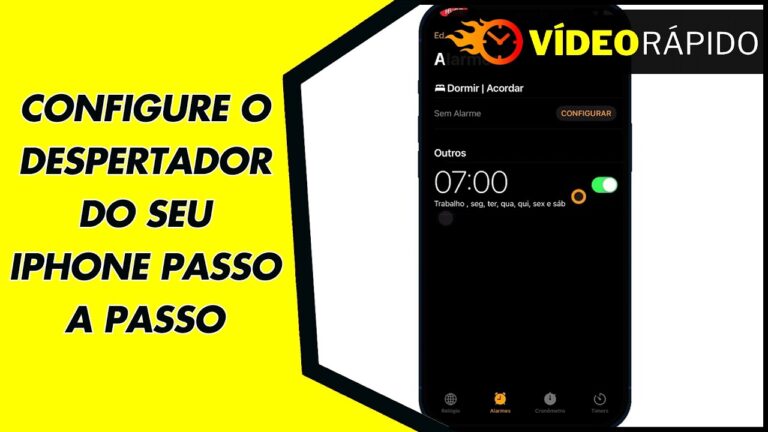 CONFIGURE O DESPERTADOR DO SEU IPHONE PASSO A PASSO