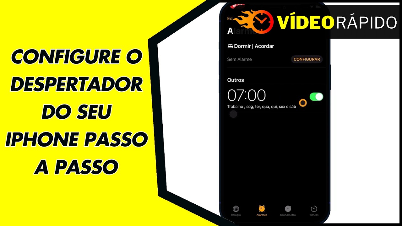CONFIGURE O DESPERTADOR DO SEU IPHONE PASSO A PASSO