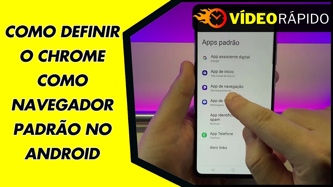 COMO DEFINIR O CHROME COMO NAVEGADOR PADRÃO NO ANDROID COMO DEFINIR O CHROME COMO NAVEGADOR PADRÃO NO ANDROID
