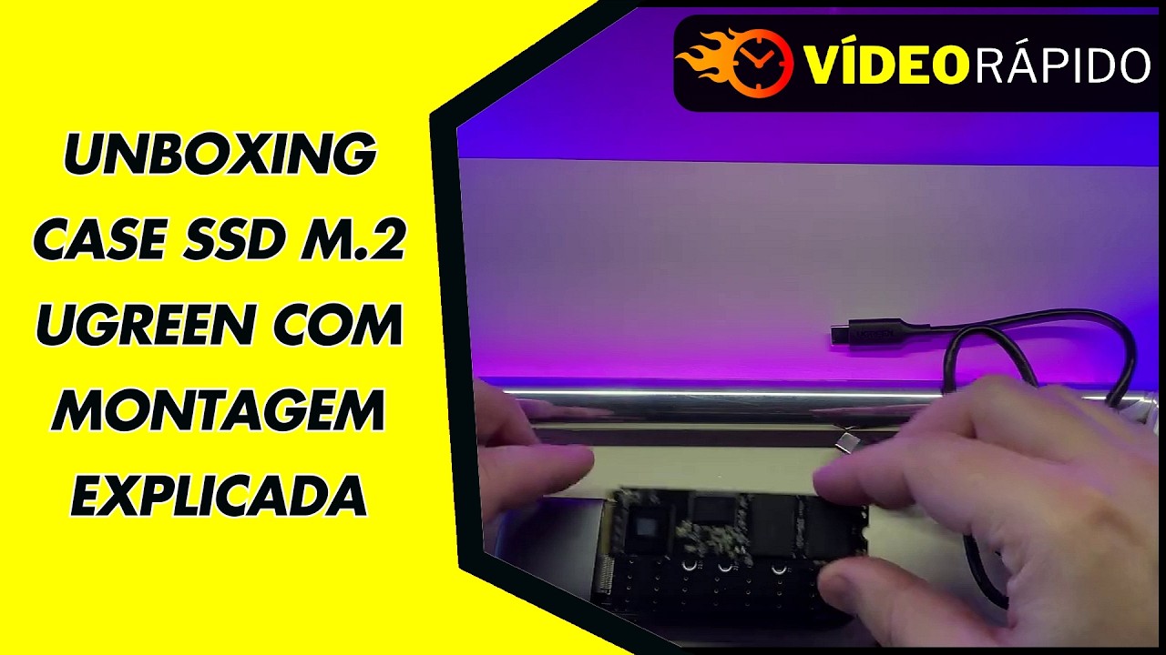 UNBOXING CASE SSD M 2 UGREEN COM MONTAGEM EXPLICADA UNBOXING CASE SSD M 2 UGREEN COM MONTAGEM EXPLICADA