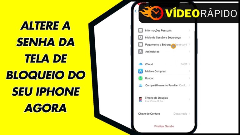ALTERE A SENHA DA TELA DE BLOQUEIO DO SEU IPHONE AGORA