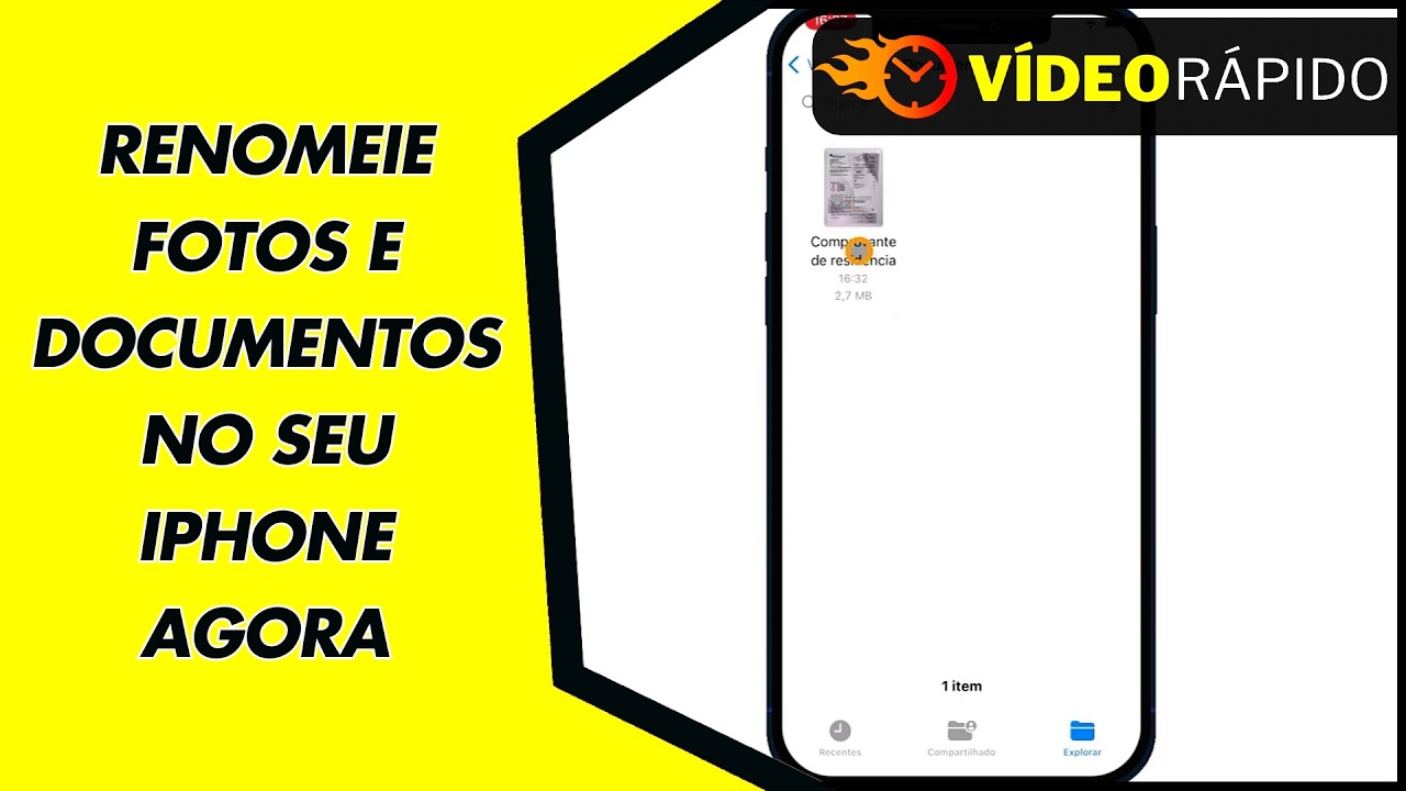 RENOMEIE FOTOS E DOCUMENTOS NO SEU IPHONE AGORA RENOMEIE FOTOS E DOCUMENTOS NO SEU IPHONE AGORA