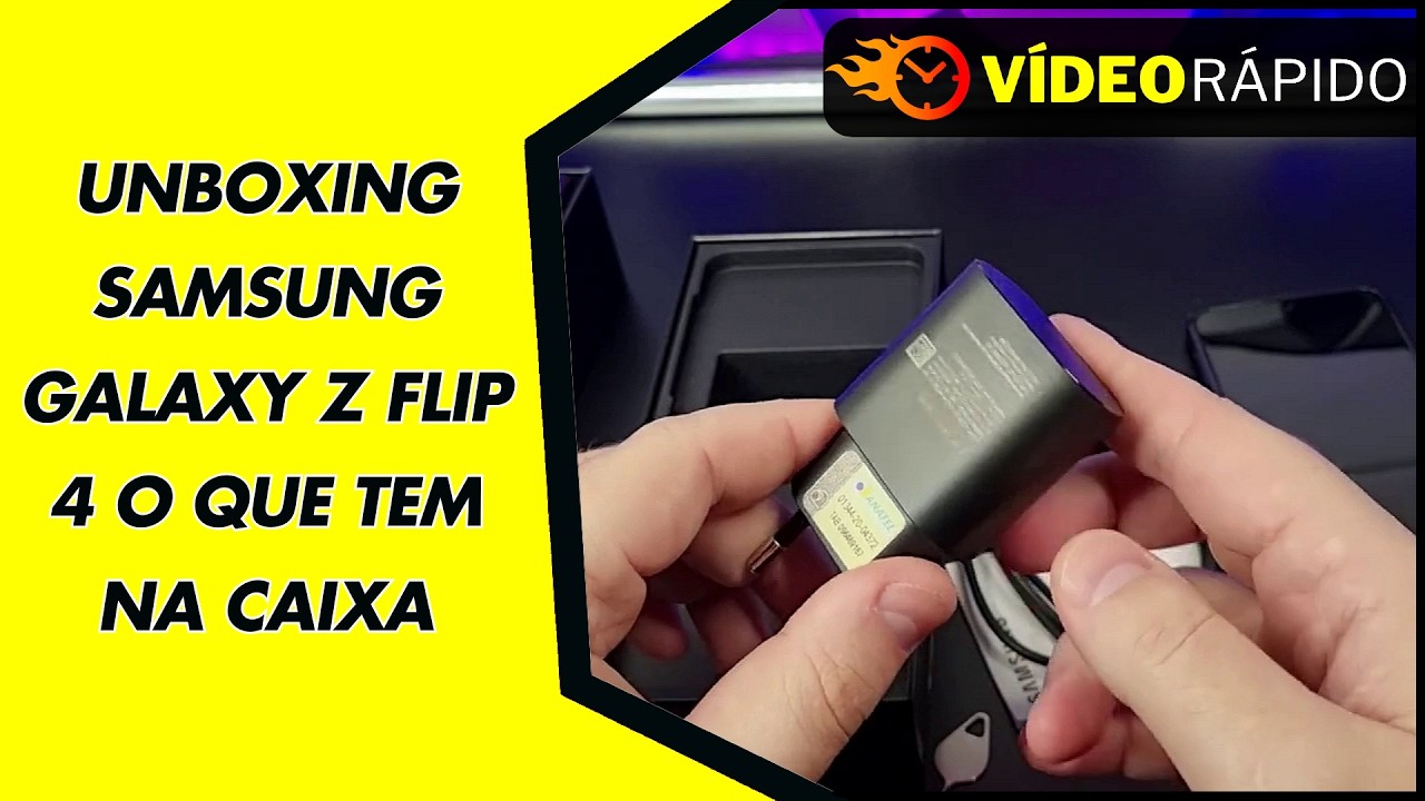 UNBOXING SAMSUNG GALAXY Z FLIP 4 O QUE TEM NA CAIXA UNBOXING SAMSUNG GALAXY Z FLIP 4 O QUE TEM NA CAIXA