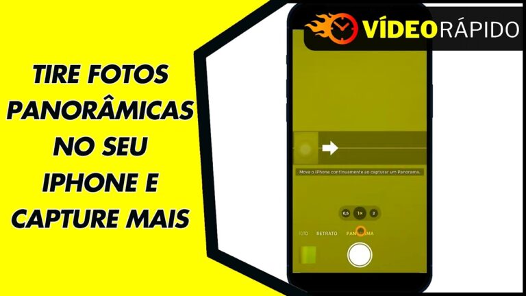 TIRE FOTOS PANORÂMICAS NO SEU IPHONE E CAPTURE MAIS