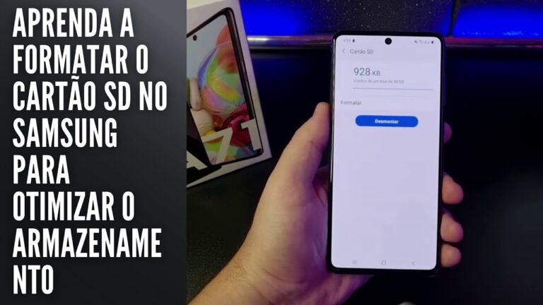 Aprenda a formatar o cartão SD no Samsung