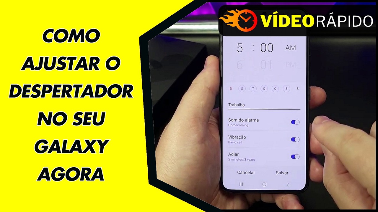 COMO AJUSTAR O DESPERTADOR NO SEU GALAXY AGORA COMO AJUSTAR O DESPERTADOR NO SEU GALAXY AGORA