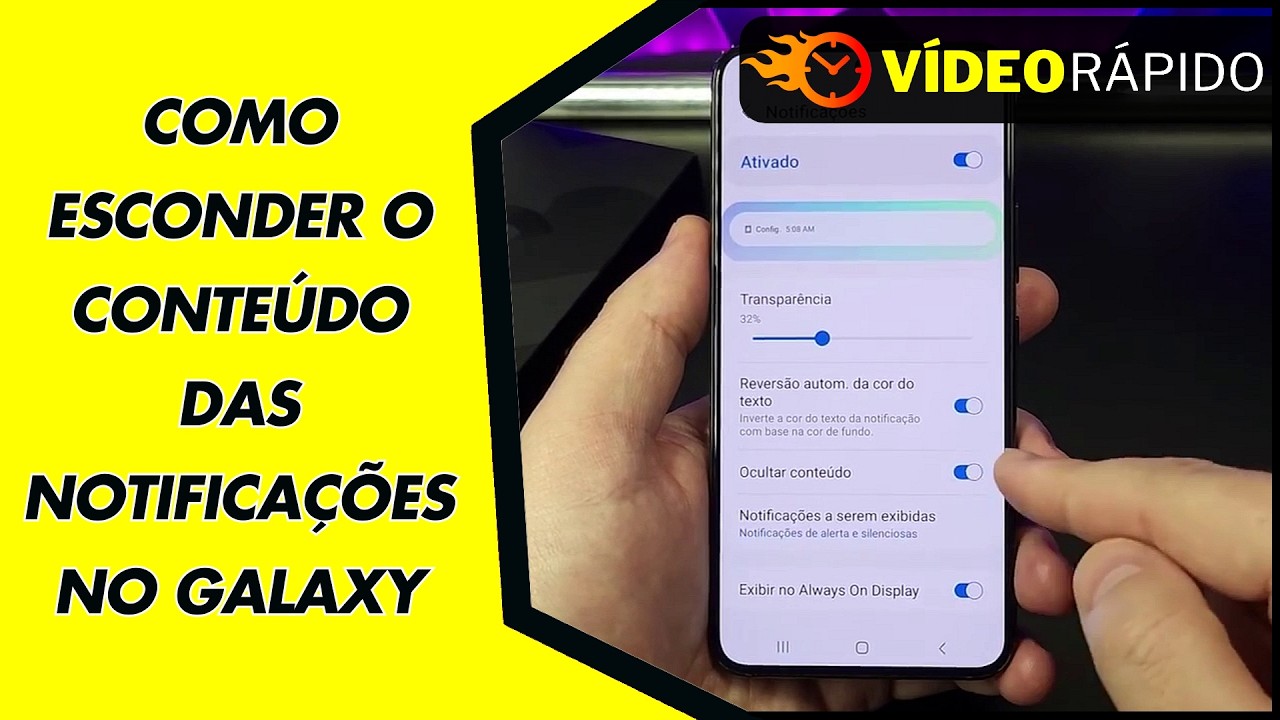 COMO ESCONDER O CONTEÚDO DAS NOTIFICAÇÕES NO GALAXY COMO ESCONDER O CONTEÚDO DAS NOTIFICAÇÕES NO GALAXY