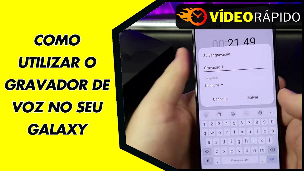 COMO UTILIZAR O GRAVADOR DE VOZ NO SEU GALAXY COMO UTILIZAR O GRAVADOR DE VOZ NO SEU GALAXY