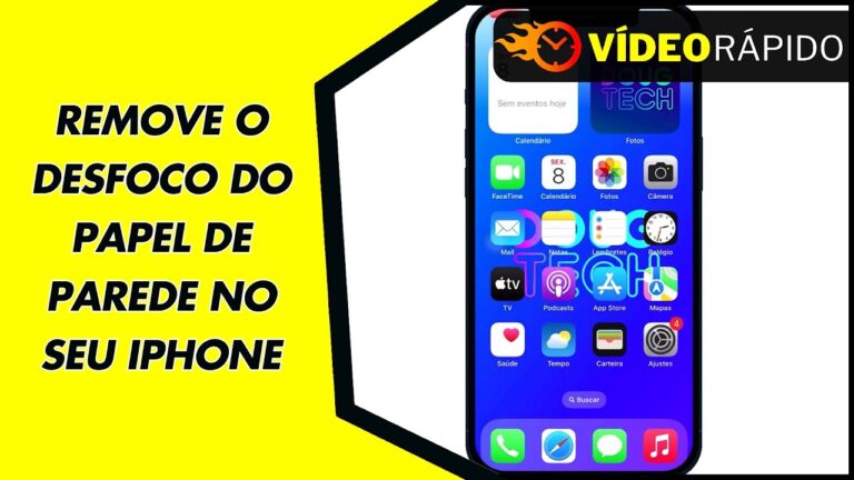 REMOVE O DESFOCO DO PAPEL DE PAREDE NO SEU IPHONE