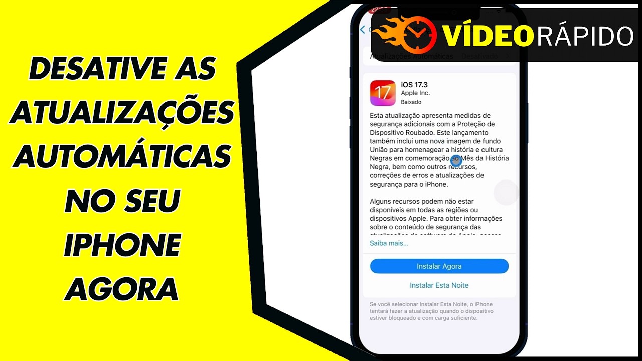 DESATIVE AS ATUALIZAÇÕES AUTOMÁTICAS NO SEU IPHONE AGORA DESATIVE AS ATUALIZAÇÕES AUTOMÁTICAS NO SEU IPHONE AGORA