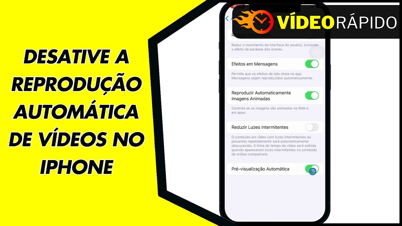 DESATIVE A REPRODUÇÃO AUTOMÁTICA DE VÍDEOS NO IPHONE DESATIVE A REPRODUÇÃO AUTOMÁTICA DE VÍDEOS NO IPHONE