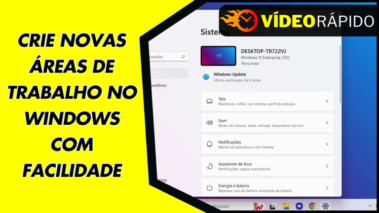 CRIE NOVAS ÁREAS DE TRABALHO NO WINDOWS COM FACILIDADE