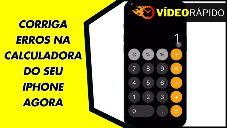 CORRIGA ERROS NA CALCULADORA DO SEU IPHONE AGORA