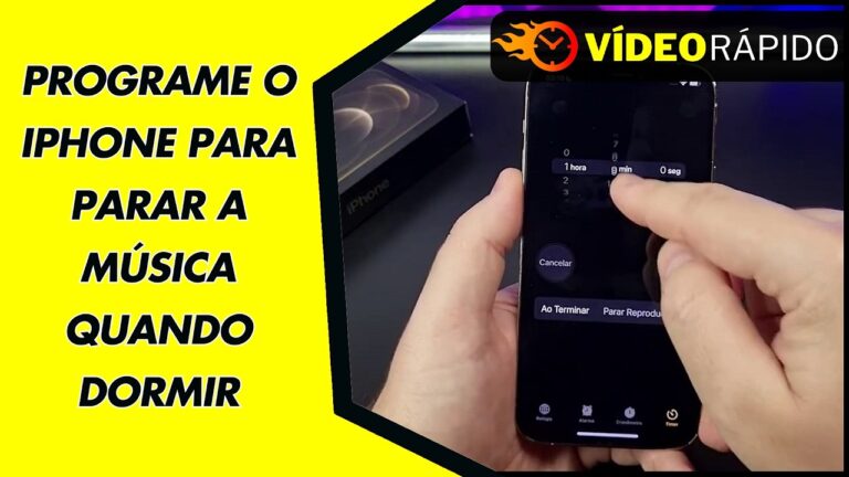 PROGRAME O IPHONE PARA PARAR A MÚSICA QUANDO DORMIR