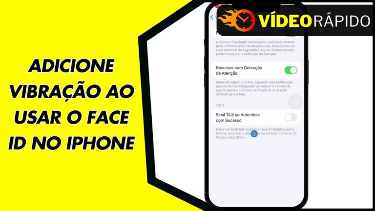 ADICIONE VIBRAÇÃO AO USAR O FACE ID NO IPHONE