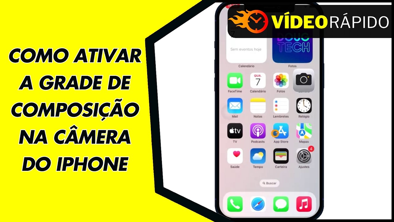 COMO ATIVAR A GRADE DE COMPOSIÇÃO NA CÂMERA DO IPHONE