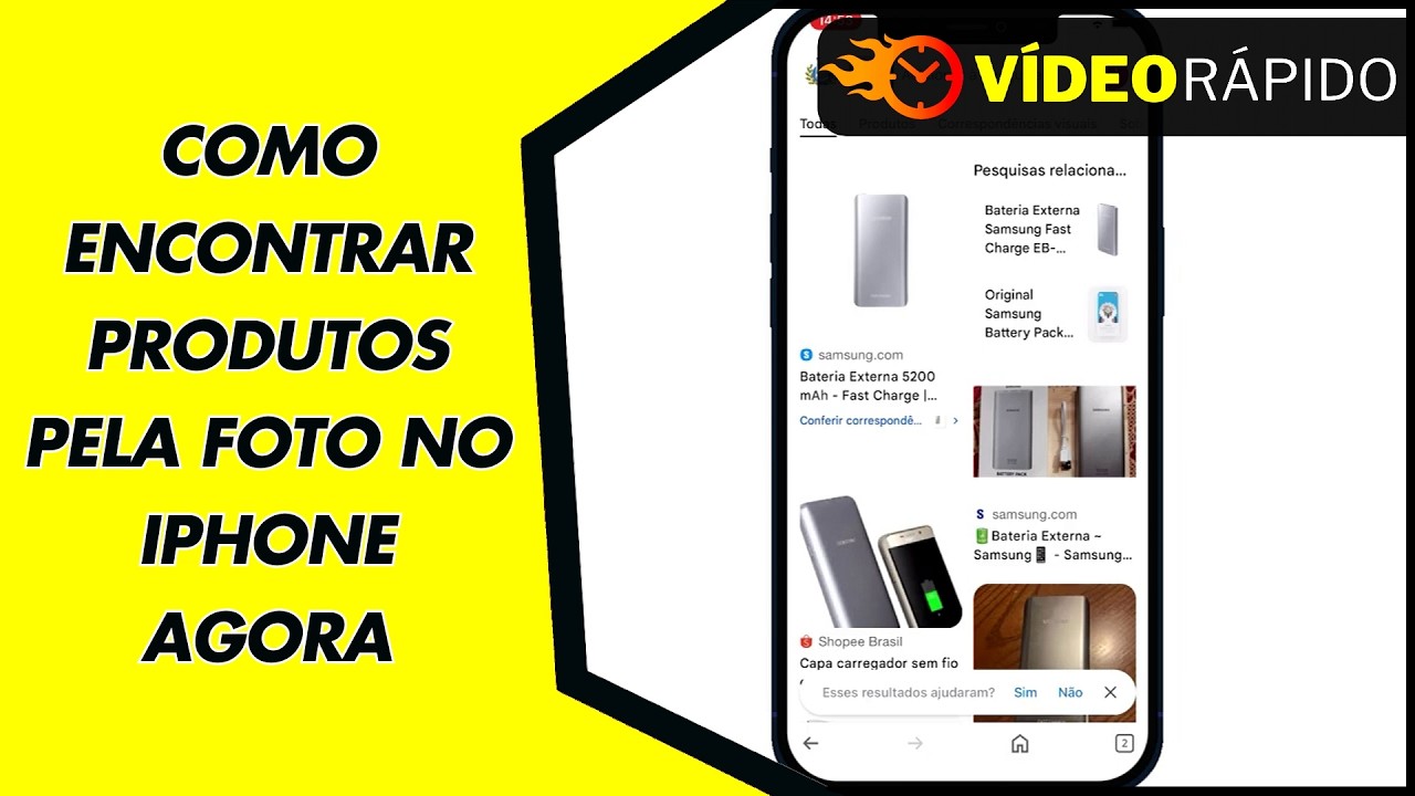 COMO ENCONTRAR PRODUTOS PELA FOTO NO IPHONE AGORA