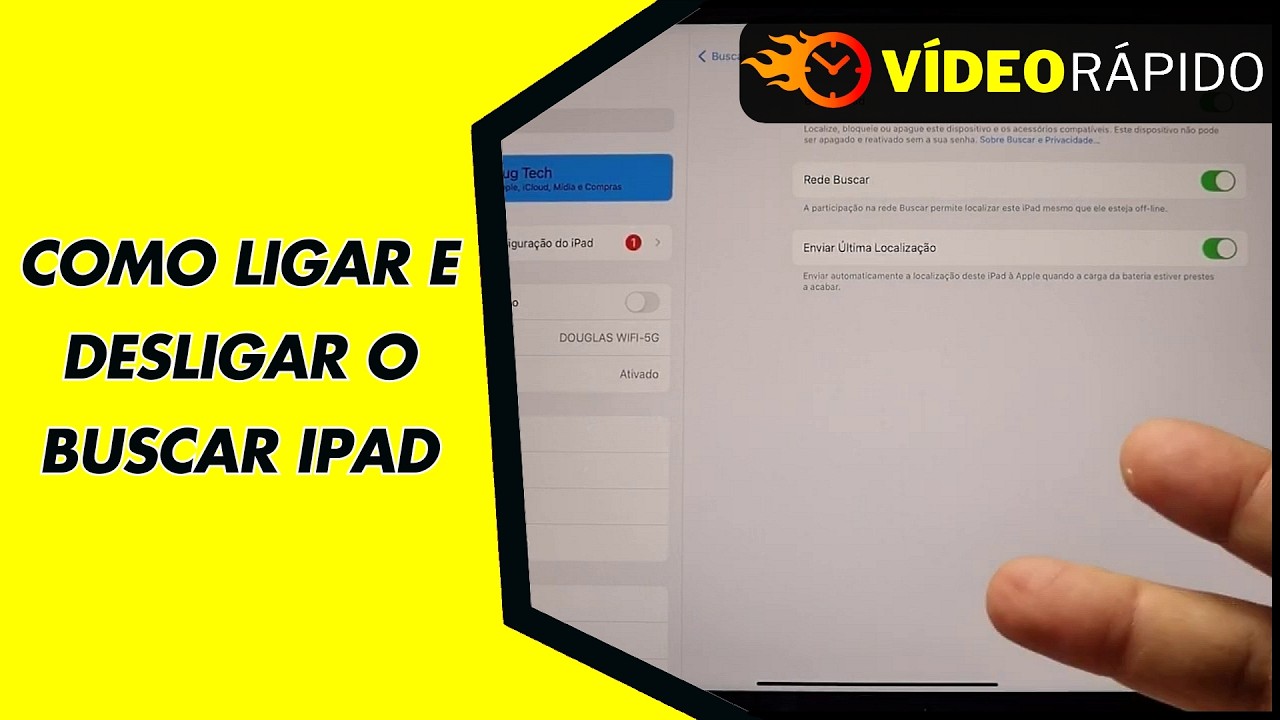 COMO LIGAR E DESLIGAR O BUSCAR IPAD COMO LIGAR E DESLIGAR O BUSCAR IPAD