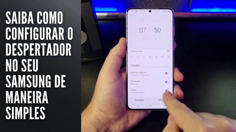 Saiba como configurar o despertador no seu Samsung de maneira simples