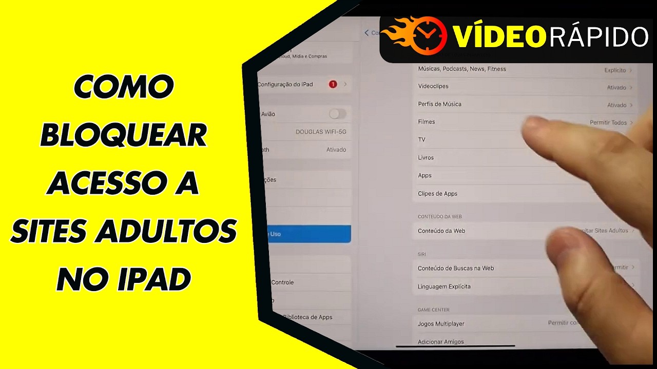 COMO BLOQUEAR ACESSO A SITES ADULTOS NO IPAD COMO BLOQUEAR ACESSO A SITES ADULTOS NO IPAD