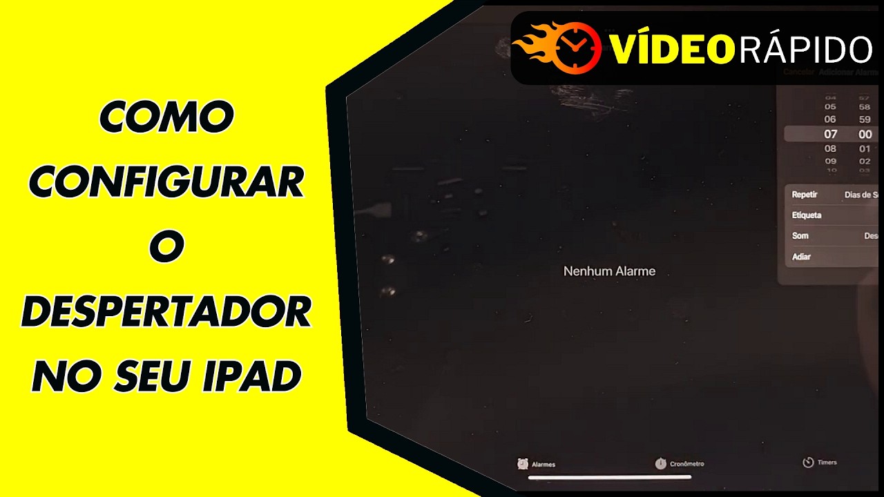 COMO CONFIGURAR O DESPERTADOR NO SEU IPAD COMO CONFIGURAR O DESPERTADOR NO SEU IPAD