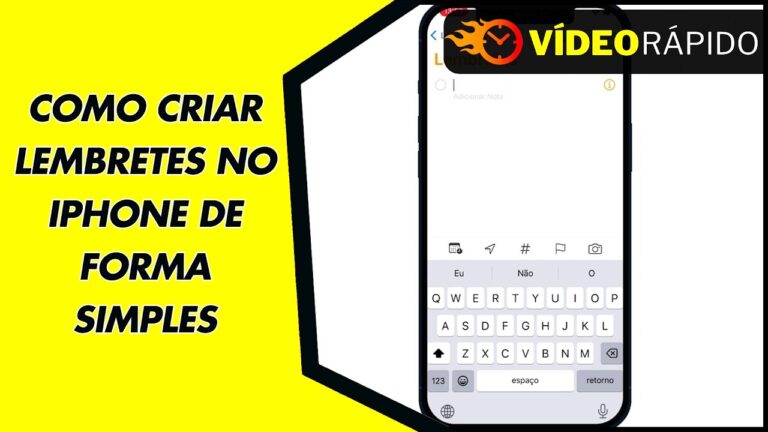 COMO CRIAR LEMBRETES NO IPHONE DE FORMA SIMPLES