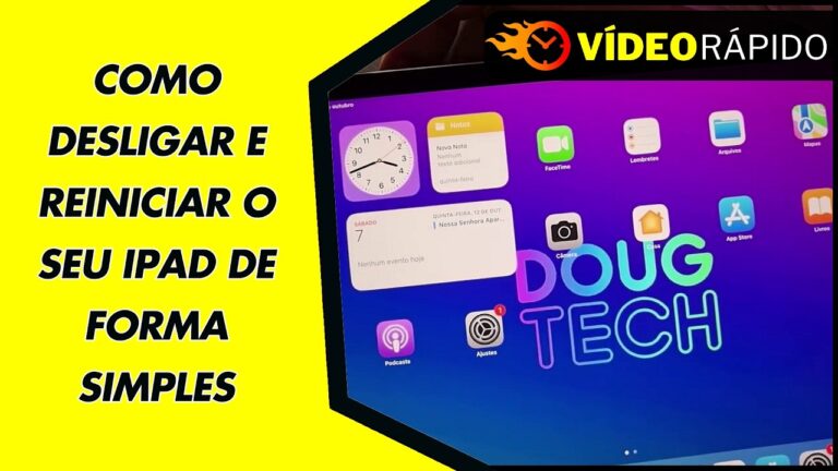 COMO DESLIGAR E REINICIAR O SEU IPAD DE FORMA SIMPLES