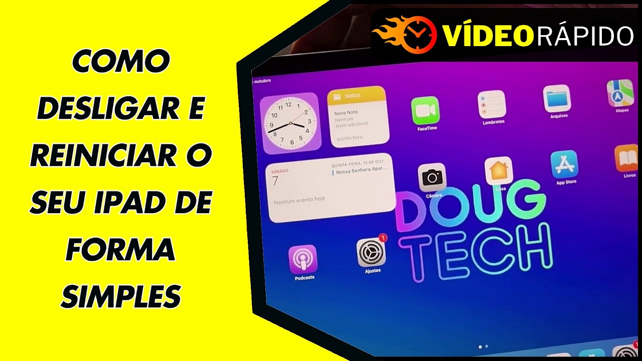 COMO DESLIGAR E REINICIAR O SEU IPAD DE FORMA SIMPLES