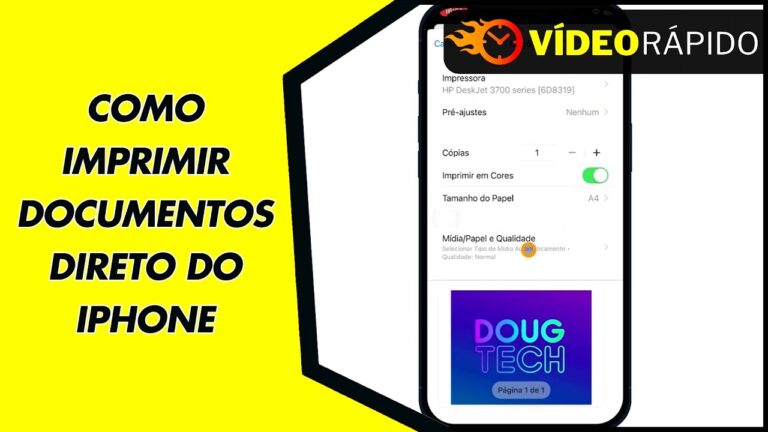 COMO IMPRIMIR DOCUMENTOS DIRETO DO IPHONE