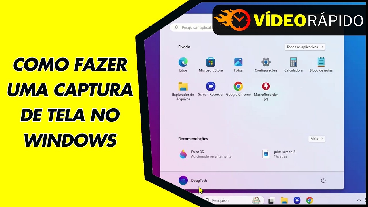 COMO FAZER UMA CAPTURA DE TELA NO WINDOWS COMO FAZER UMA CAPTURA DE TELA NO WINDOWS