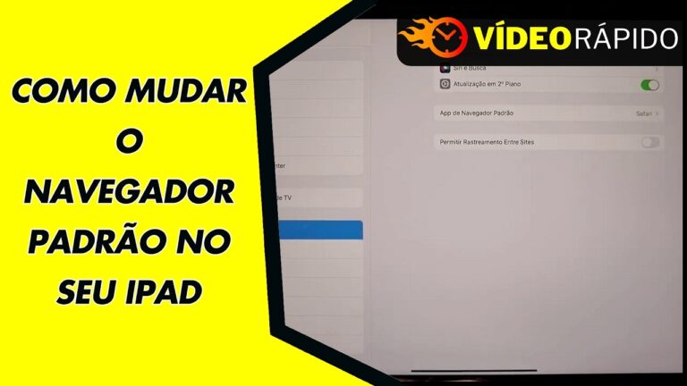 COMO MUDAR O NAVEGADOR PADRÃO NO SEU IPAD