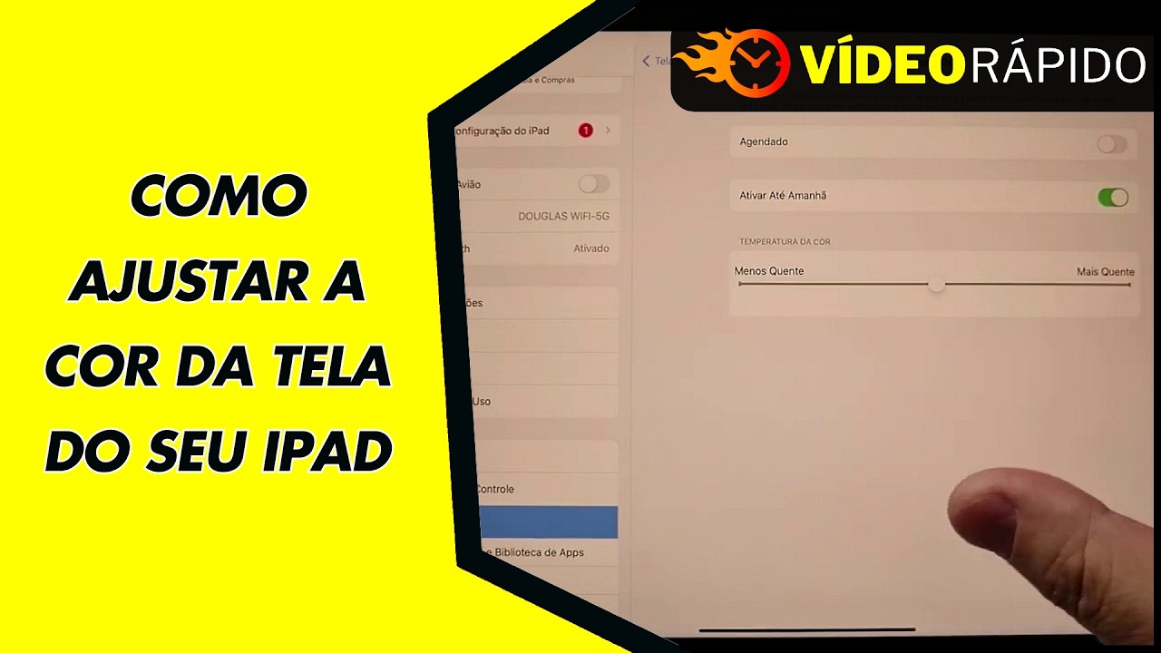 COMO AJUSTAR A COR DA TELA DO SEU IPAD COMO AJUSTAR A COR DA TELA DO SEU IPAD