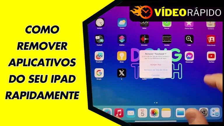 COMO REMOVER APLICATIVOS DO SEU IPAD RAPIDAMENTE