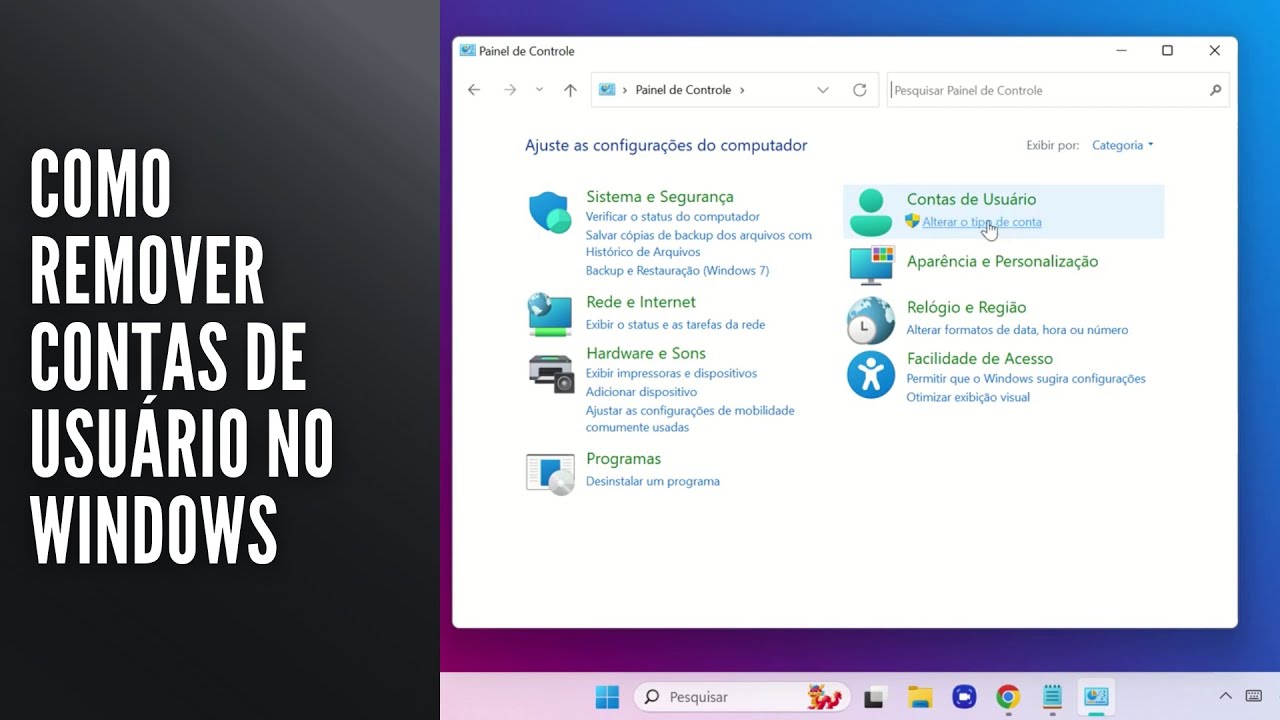 Como Remover Contas de Usuário no Windows