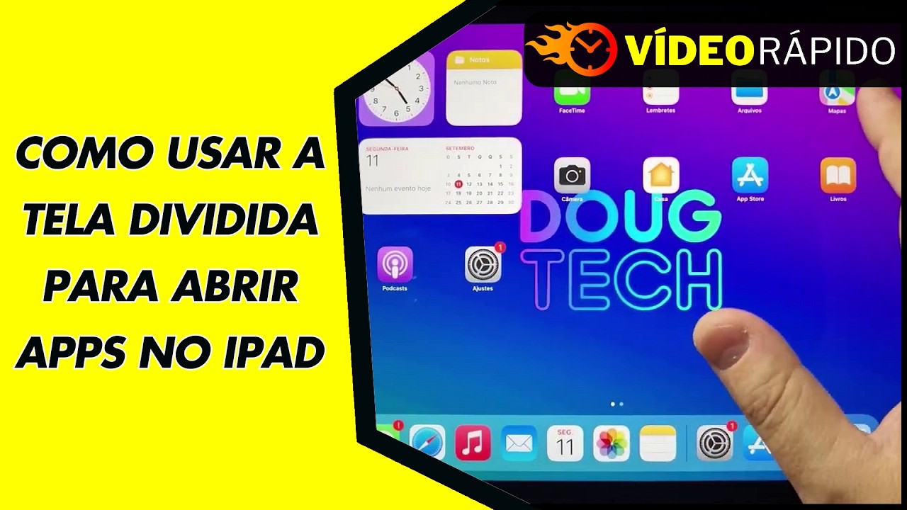 COMO USAR A TELA DIVIDIDA PARA ABRIR APPS NO IPAD