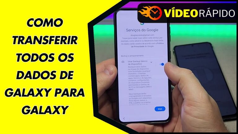 COMO TRANSFERIR TODOS OS DADOS DE GALAXY PARA GALAXY