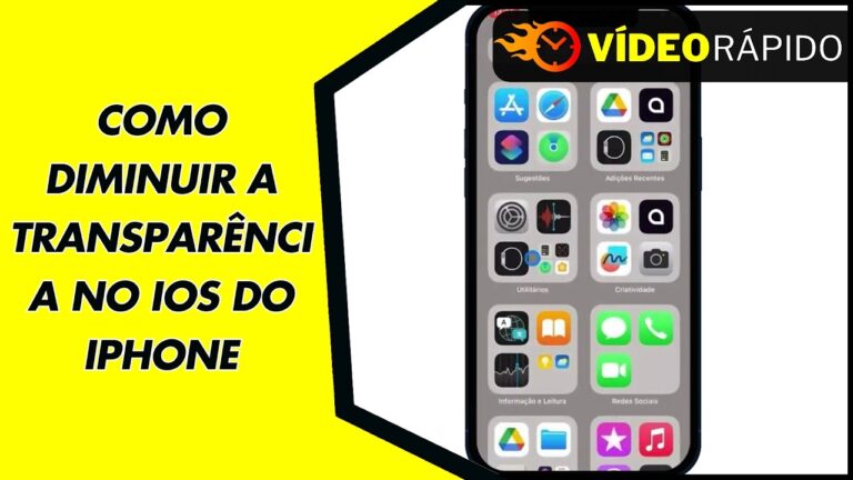 COMO DIMINUIR A TRANSPARÊNCIA NO IOS DO IPHONE