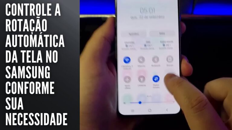 Controle a rotação automática da tela no Samsung conforme sua necessidade