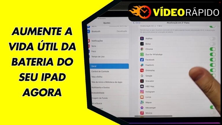 AUMENTE A VIDA ÚTIL DA BATERIA DO SEU IPAD AGORA