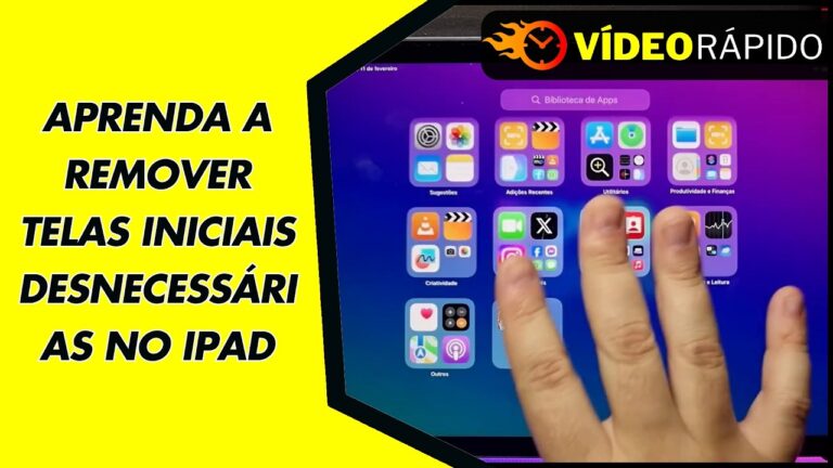 APRENDA A REMOVER TELAS INICIAIS DESNECESSÁRIAS NO IPAD