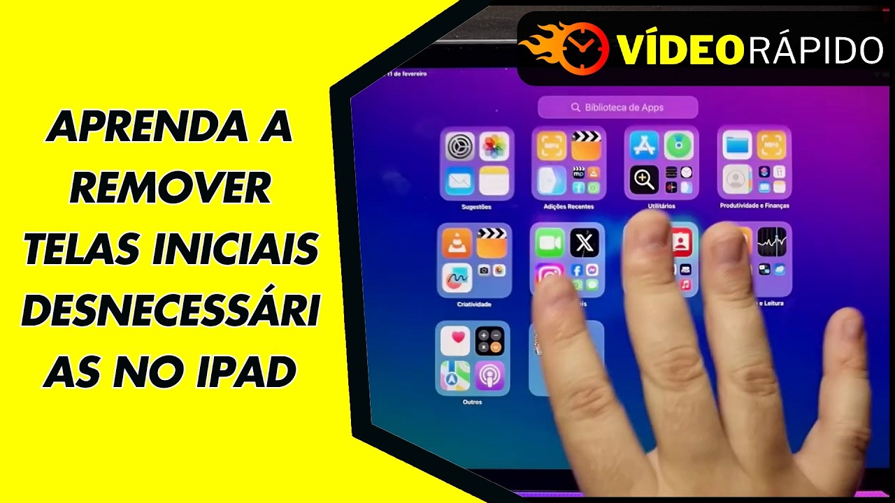 APRENDA A REMOVER TELAS INICIAIS DESNECESSÁRIAS NO IPAD