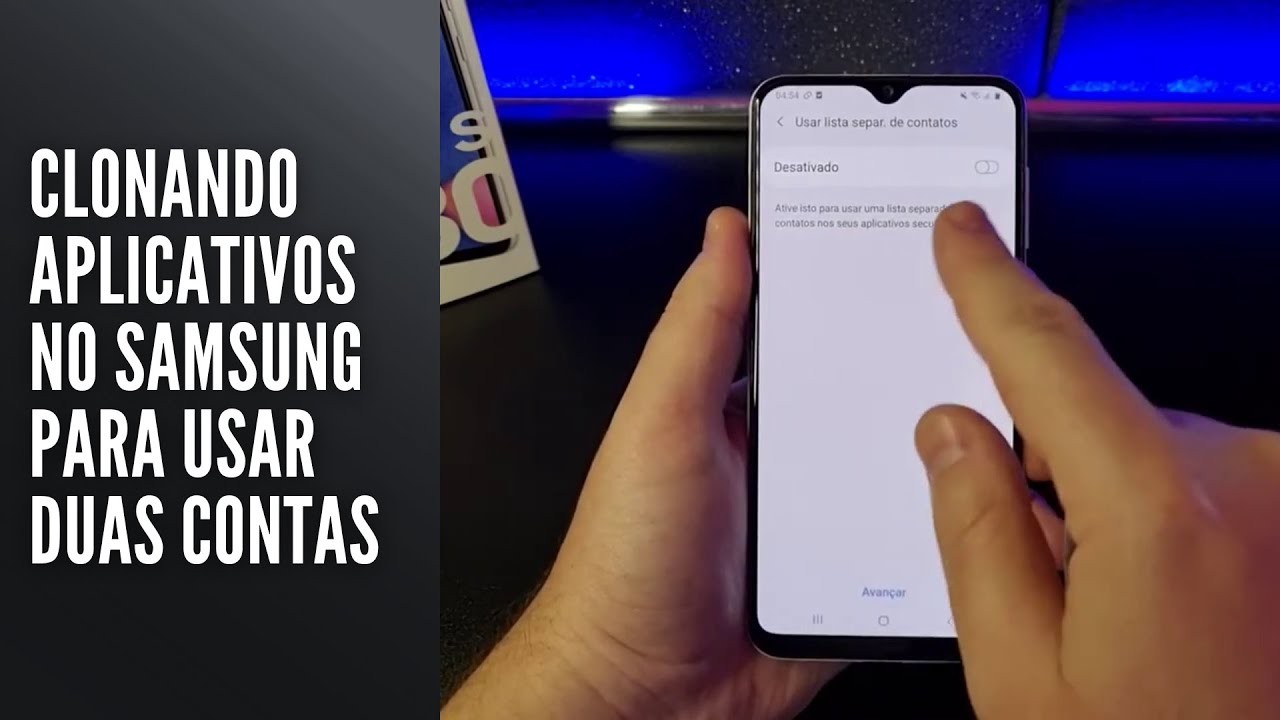 Clonando aplicativos no Samsung para usar duas contas