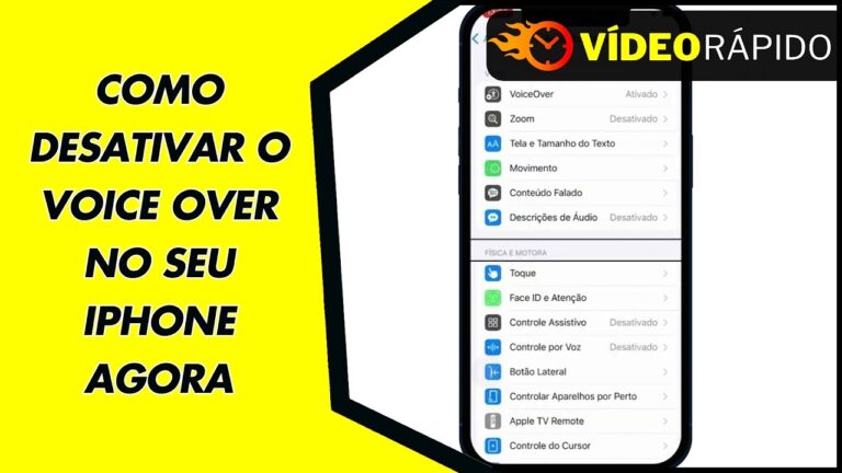 COMO DESATIVAR O VOICE OVER NO SEU IPHONE AGORA